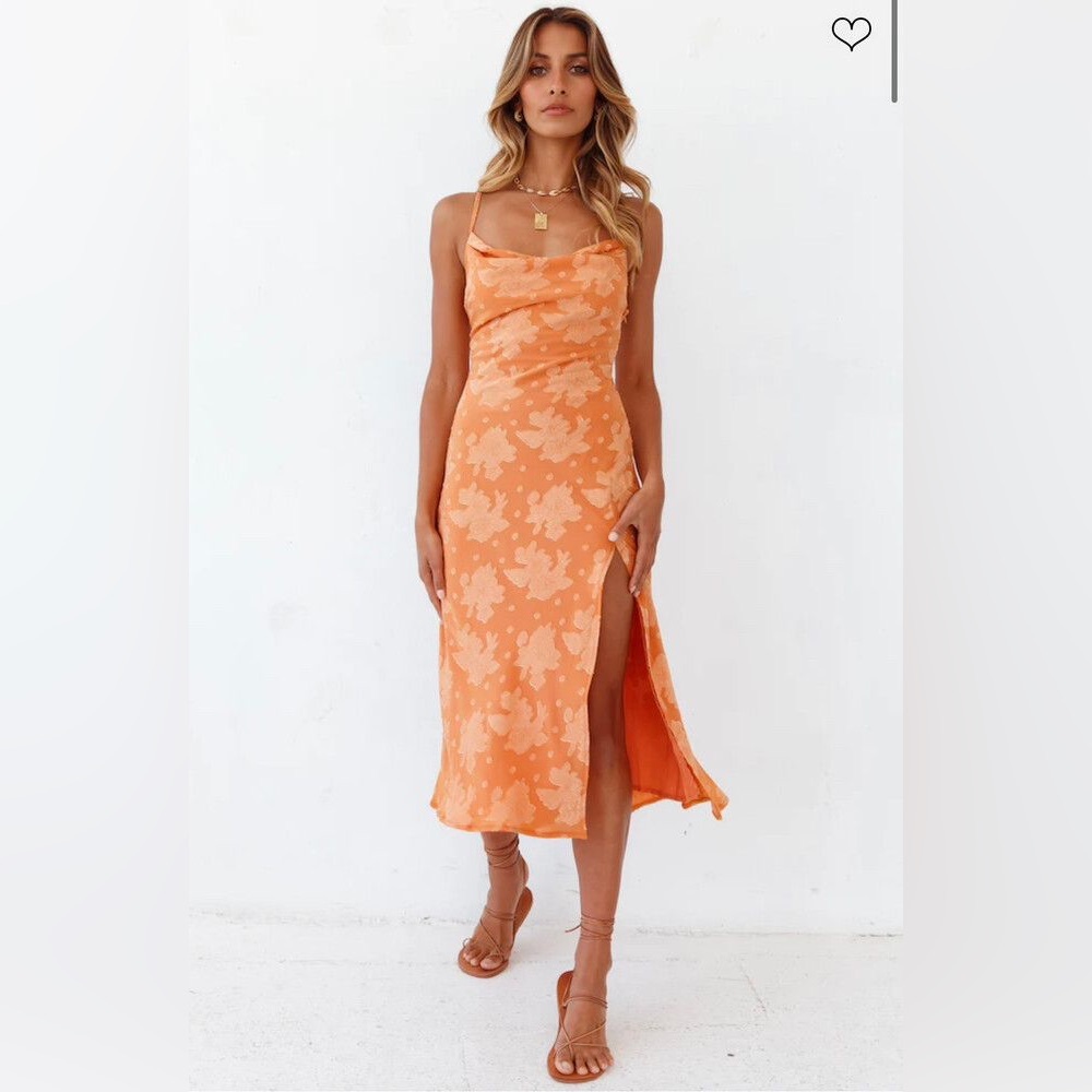 Sweetpot Pistachio Green Lace-Up Dress with Floral Appliqués - US 2 (NWT)